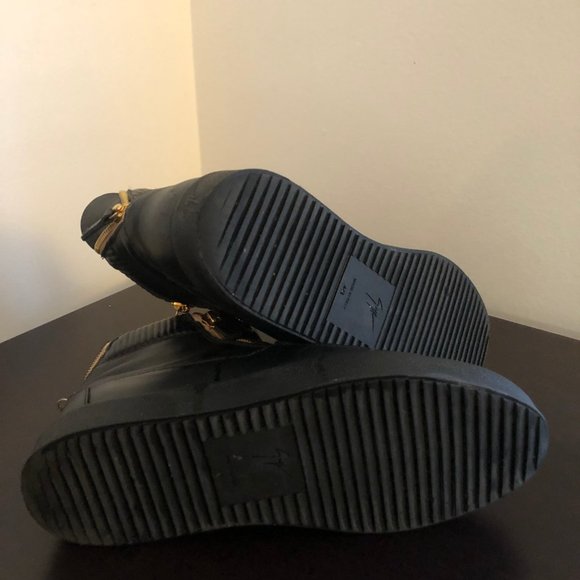 Giuseppe Zanotti Men's Kriss Leather Sneakers, Size 44 EU - Picture 4 of 7